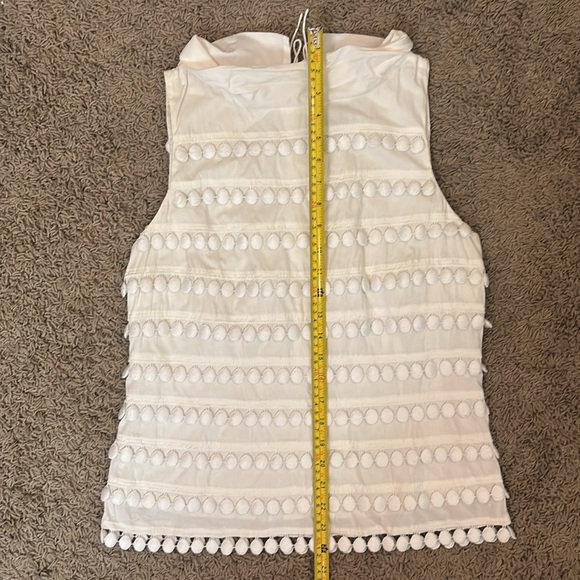 J Crew White Sleeveless Top - Picture 6 of 7